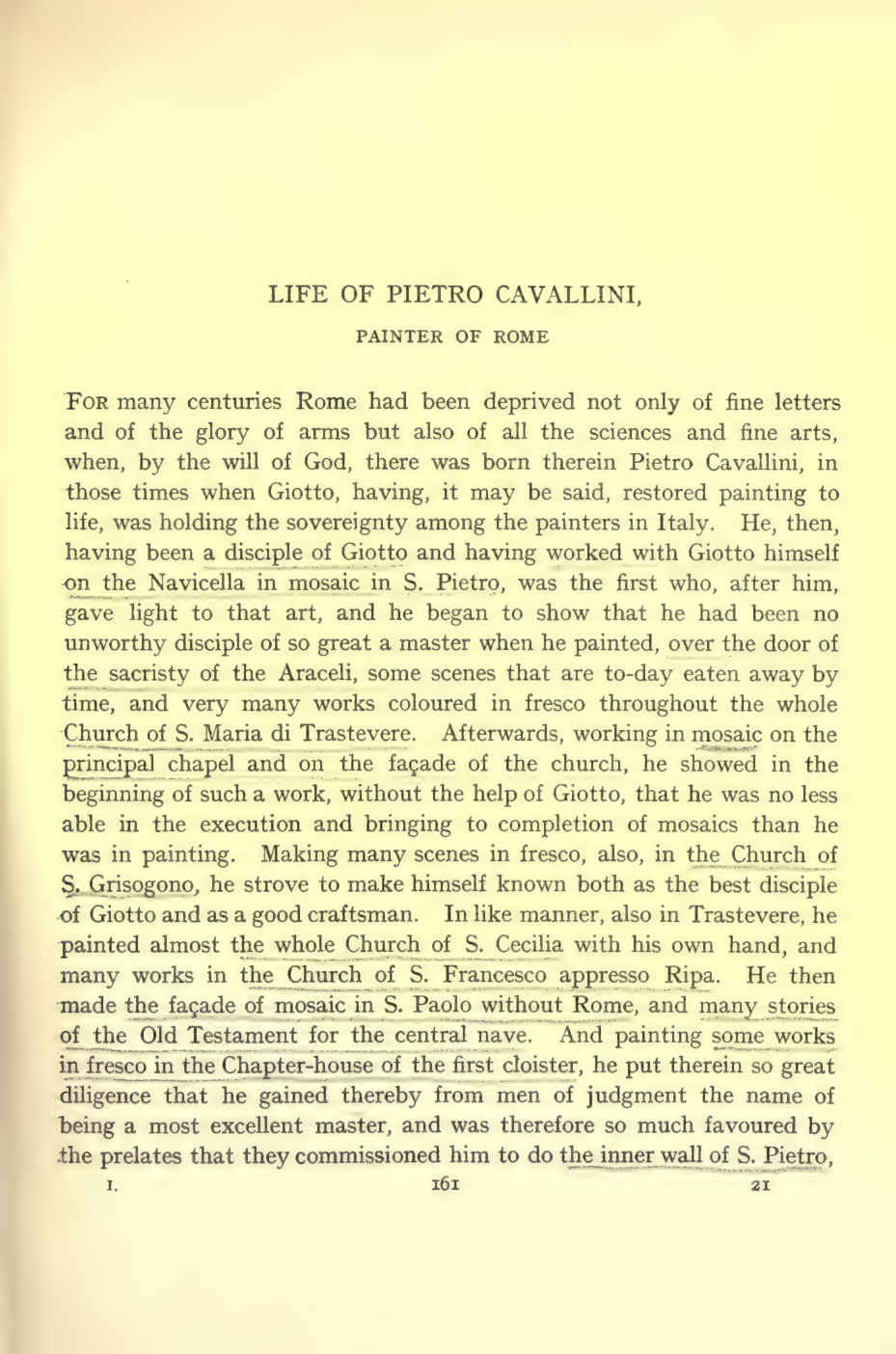 PIETRO CAVALLINI facsimile