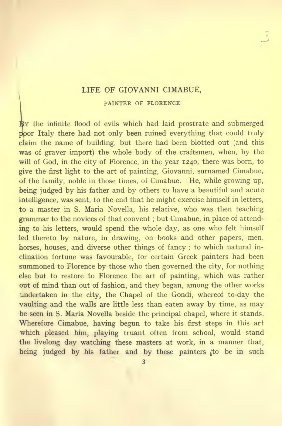 GIOVANNI CIMABUE facsimile