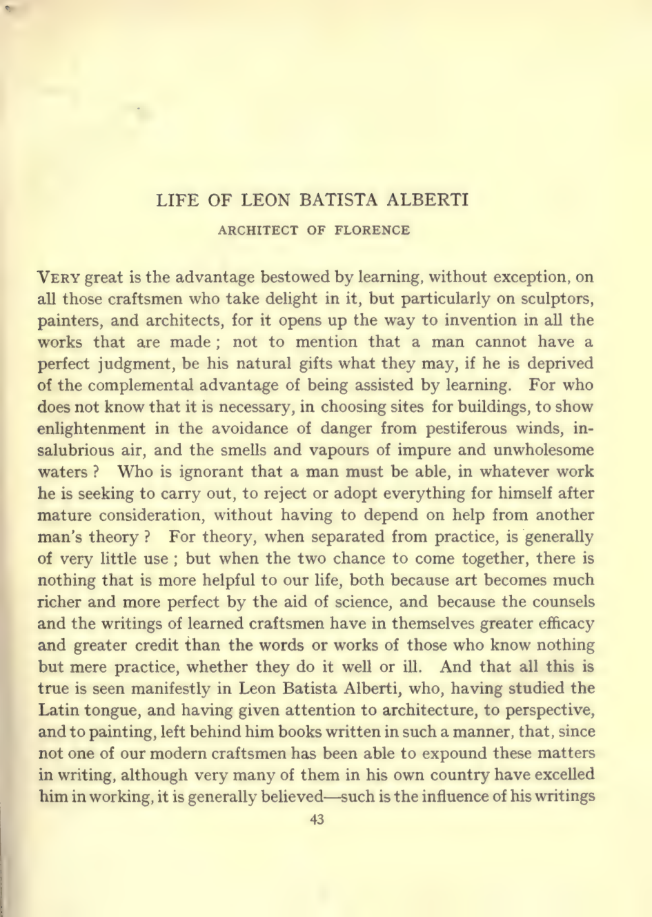 Leon Batista Alberti facsimile